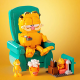 Pleyerid Garfield Lazy Cat Sitting in Recliner Building Block Set-One Quarter