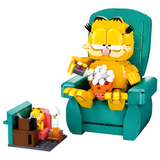 Pleyerid Garfield Lazy Cat Sitting in Recliner Building Block Set-One Quarter