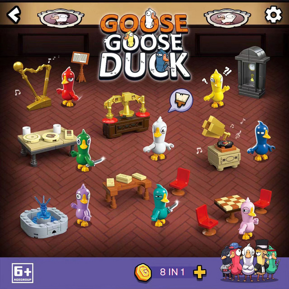 Quan Guan Goose Goose Duck Mallard Manor Building Block Set-One Quarter