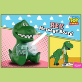 Soap Studio Disney Pixar Toy Story Rex Message Board-One Quarter