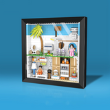 ZHE GAO THE FLiNTSTONES The Flintstones House in Photo Frame Building Block Set-One Quarter