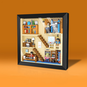 ZHE GAO The Big Bang Theory Apartment 4A in Photo Frame Building Block Set-One Quarter