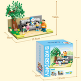 keeppley Doraemon Open Slot Building Block Set-One Quarter