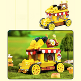 keeppley Pokémon Cars Pikachu Food Truck Building Block Set-One Quarter