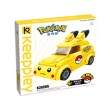 keeppley Pokémon Cars Pikachu Pikabug Building Block Set-One Quarter