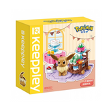 keeppley Pokémon Holiday Party Eevee Sweet Room Building Block Set-One Quarter