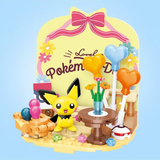 keeppley Pokémon Holiday Party Pichu Colorful Room Building Block Set-One Quarter