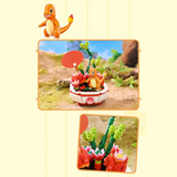 keeppley Pokémon Succulent Plants Charmander Crassula Capitella Building Block Set-One Quarter