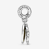 Pandora Beauty and the Beast Dancing Dangle Charm-One Quarter